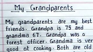 'My Grandparents' Essay | My Grandparents Paragraph | My Grandfather | My Grandmother Paragraph | Es