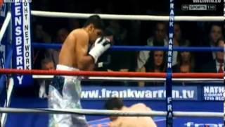 Amir Khan v Carlos Molina fight 16 December 2012 Last Round