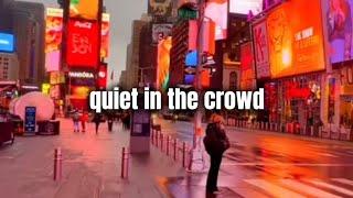 quiet in the crowd @hauzzie #cover #musicsong #song #coversong #songlyrics#music #slow #sleepmusic