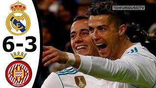 Real Madrid vs Girona 6-3 All Goals and Highlights English Commentary 2017-18 HD 720p