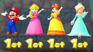 Mario Party 10 - Minigames - Mario vs Peach vs Daisy vs Rosalina (Master CPU)