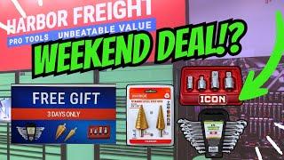 Harbor Freight FREE TOOLS?? Weekend Deal! #automobile #harborfreight #tools #sale #harbrofreight