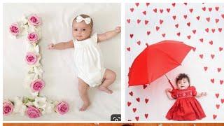 DIY/ baby photography ideas with simple and easy things at home 