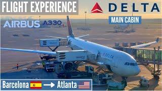   FLIGHT EXPERIENCE  Delta Air Lines  Airbus A330-300  Barcelona → Atlanta  Main Cabin  DL195