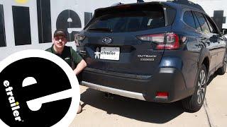 etrailer | How to Install: Curt Trailer Hitch Receiver on your 2023 Subaru Outback Wagon