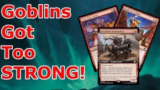 WOTC KEEPS PRINTING INSANE GOBLINS! Goblin Bombardiers Turbo Muxus Stompy (Legacy Goblin Tribal MTG)