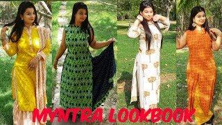 MYNTRA KURTI TRY ON HAUL || Myntra shopping haul 2019 ||AFFORDABLE INDIAN WEAR || Smile with Swati