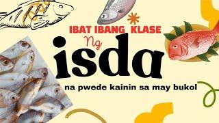 IBAT IBANG KLASE NG ISDA NA PWEDE KAININ SA MAY BUKOL O MAY MGA INIINDANG SAKIT