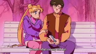 Luna snooping on Usagi and Mamoru