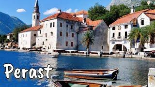 Perast Montenegro  Walking Tour 4K