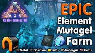 ARK Genesis 2 EPIC ELEMENT & MUTAGEL Farm #ARK