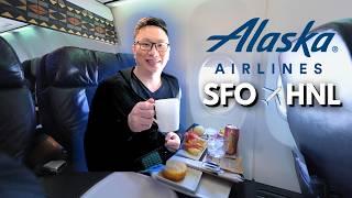 Alaska Airlines First Class SFO to HNL: Worth It?! ‍️ Boeing 737