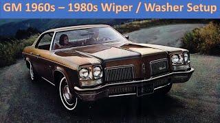 Strangest & Coolest Automotive Features: 1960s - 1980s General Motors Wiper / Washer Setup