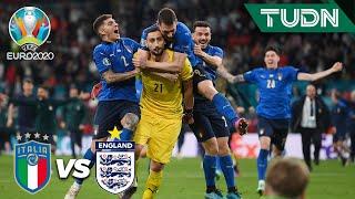 ¡Tanda de penales COMPLETA! | Italia (3)1-1(2) Inglaterra | UEFA Euro 2020 | Final | TUDN