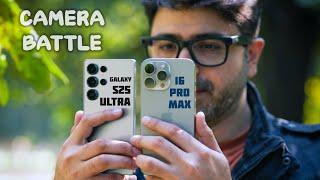 Samsung Galaxy S25 Ultra vs iPhone 16 Pro Max CAMERA COMPARISON