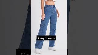15 Different Types of Jeans with names for Women and Girls #shorts #viral #uniquefashionideas