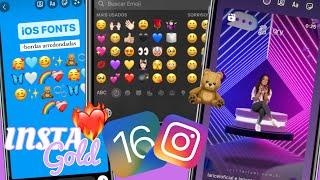 INSTAGRAM estilo iPHONE no ANDROID com BORDA CURVADA NAS MENÇÕES + EMOJIS iOS 16 e FONTE iOS