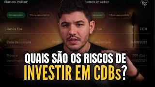 O que é um CDB na prática e quais são os RISCOS de investir nisso?