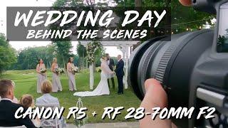 WOW! Canon RF 28-70mm F2 Behind The Scenes Wedding Photography Canon R5