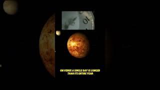 One Day on Venus = One Year on Earth? Mind-Blowing! #shorts #short