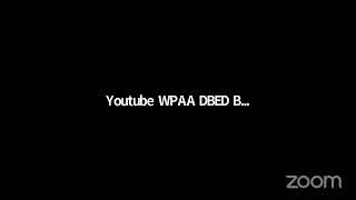 Youtube WPAA DBED BARIS TV   MIRZA EZA's Zoom Meeting