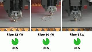 Bystronic Cutting Comparison 10mm Steel 12kW