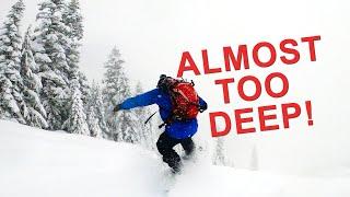 Snowboarding 2 Feet of Snow Before the Lifts Open [Snoqualmie Pass Splitboarding]