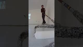 Epoxy Garage Floor #epoxy #epoxygaragefloor #garage #garagefloor #satisfying #concrete #construction