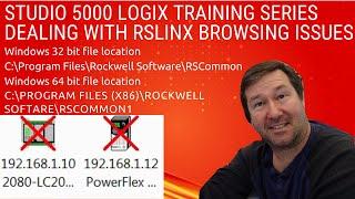 Troubleshooting RsLinx Browsing Issues Caused by Harmony Files