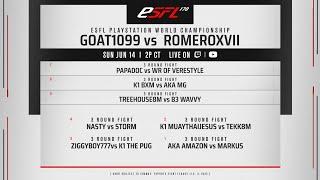 ESFL 170 - GOAT1099 vs ROMEROXVII For The ESFL BELT!