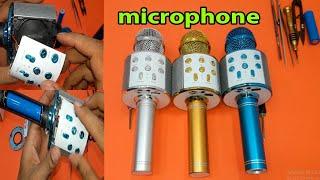 طريقة تصليح المايك الميكروفون ws-858 wireless microphone