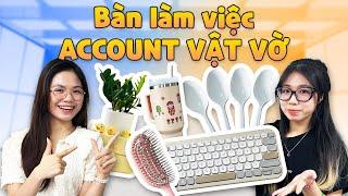 Vlog| Thăm góc làm việc “tạp hoá” của 2 em gái account Vật Vờ: Thành và Moon