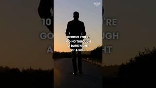 Signs you're going through a Dark Night of the Soul #darknightofthesoul #spirituality #god #shorts