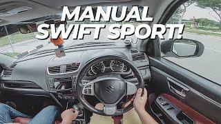 Manual Suzuki Swift Sport ZC32S POV Drive