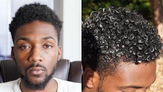 How to Get Curly Hair in 5 Minutes | Black Men and Women