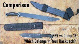 Capability Comparison Kershaw Camp 18 vs Becker BK9