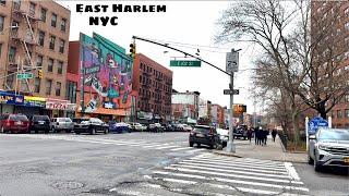 Walking East Harlem New York In January 2023