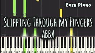 ABBA - Slipping Through my Fingers (Easy Piano, Piano Tutorial) Sheet