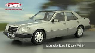 ck-modelcars-video: Mercedes-Benz E-Klasse (W124) 1989 astralsilber iScale