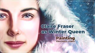 [32] Claire Fraser  as Winter Queen/ Клэр Фрейзер / Outlander / Painting