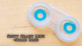 Contact Lenses Review: Sweety Crazy Lens- Solid Blue