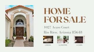 Home For Sale - 1027 Acaso Court, Rio Rico, Arizona 85648