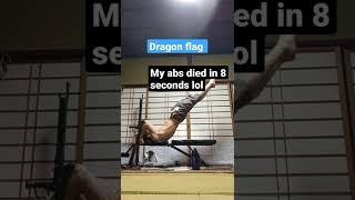 Dragon flag #workout #calisthenics #dragonflag #brucelee #chrisheria #abs