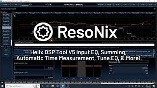 ResoNix Sound Solutions - Tech Tip: Helix DSP Input EQ, Summing, Automatic Time Measurement, Tune EQ