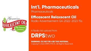 Efficascent Relaxscent Oil Radio Ad Q4 2022-2023 30s