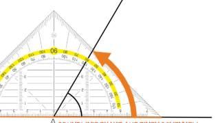 Winkel messen - wir messen Winkel mit dem Geodreieck