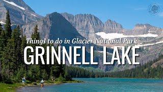 Check Out The Stunning Grinnell Lake Hike in Glacier National Park Montana | Hiking Tips & More!