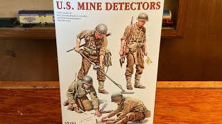 WW2 U.S. Mine Detectors 1/35 scale MiniArt figures review