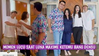 Inilah Momen Lucu Saat Luna Maya Dan Maxime Bouttier Bertemu Dengan Deny Sumargo