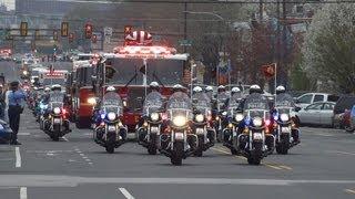 PFD Chief Michael Goodwin Funeral Procession